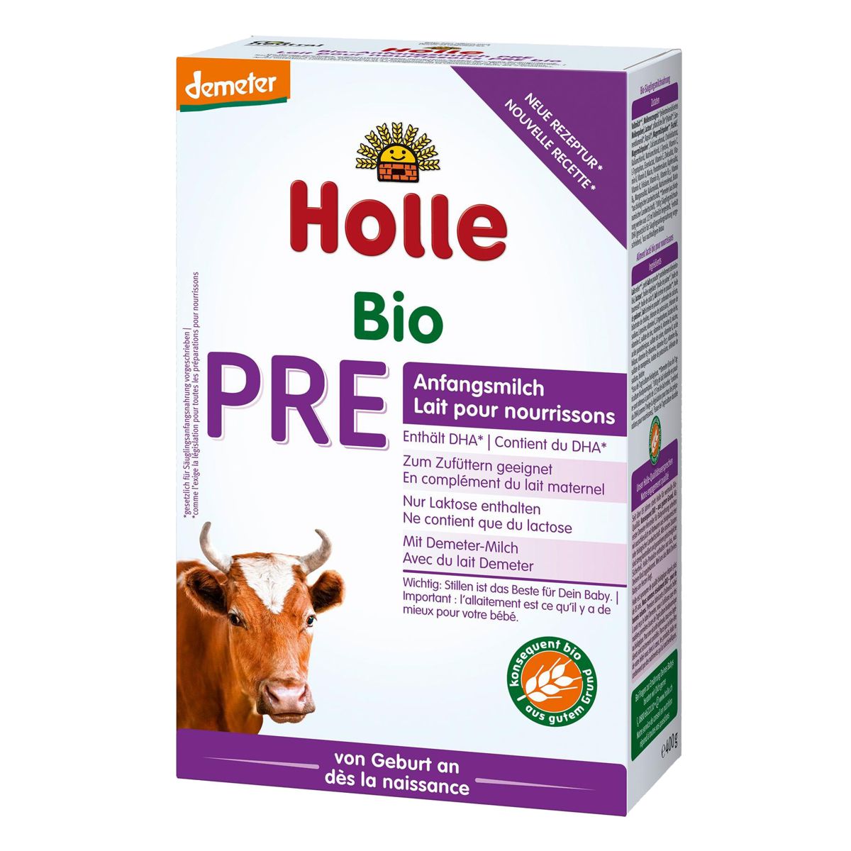 Holle Bio-Anfangsmilch PRE 400 g