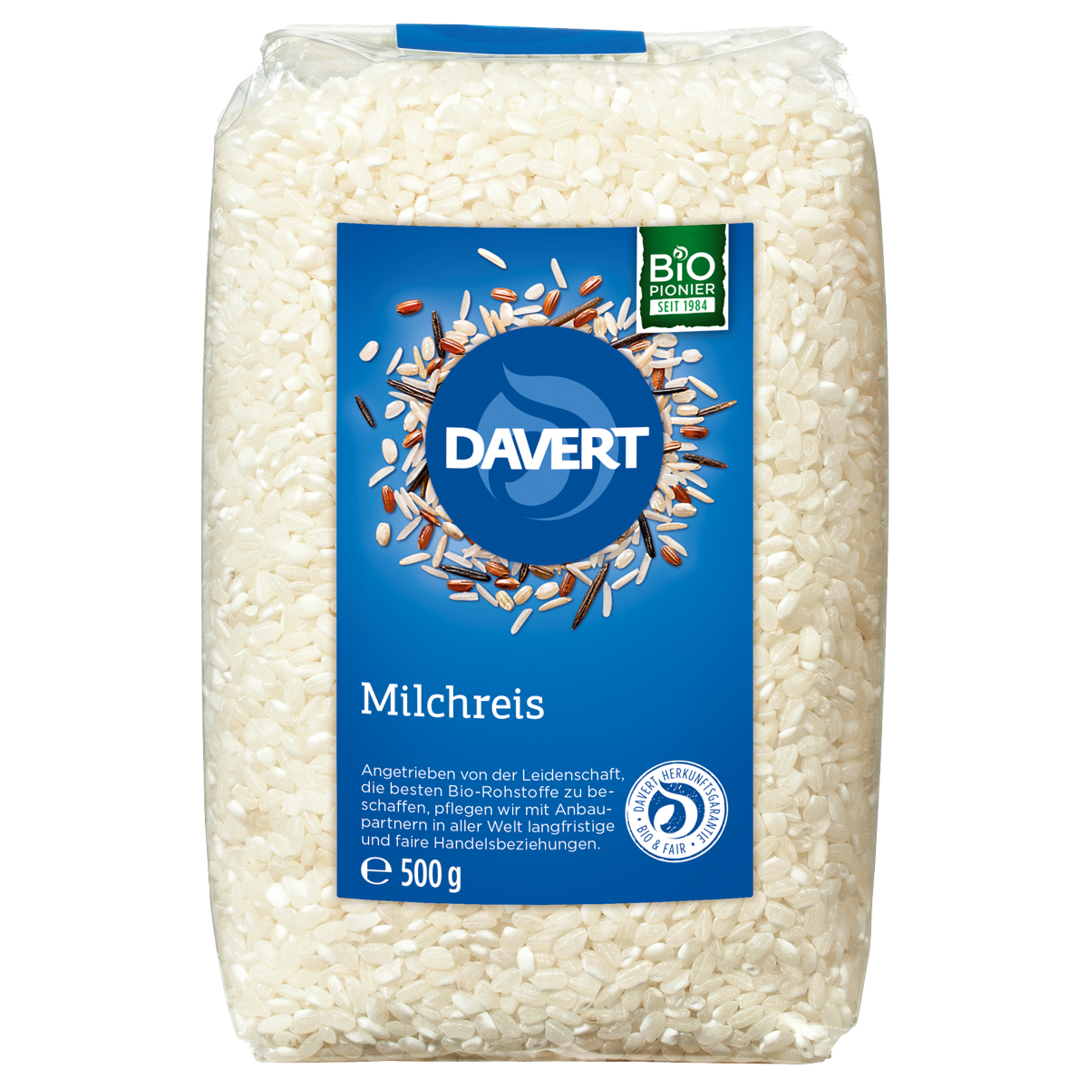 Davert Milchreis 500 g