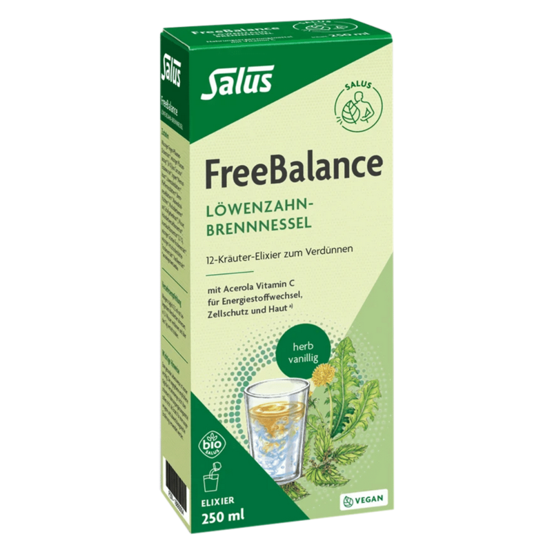 Salus FreeBalance Löwenzahn Brennnessel Tee + Elixier