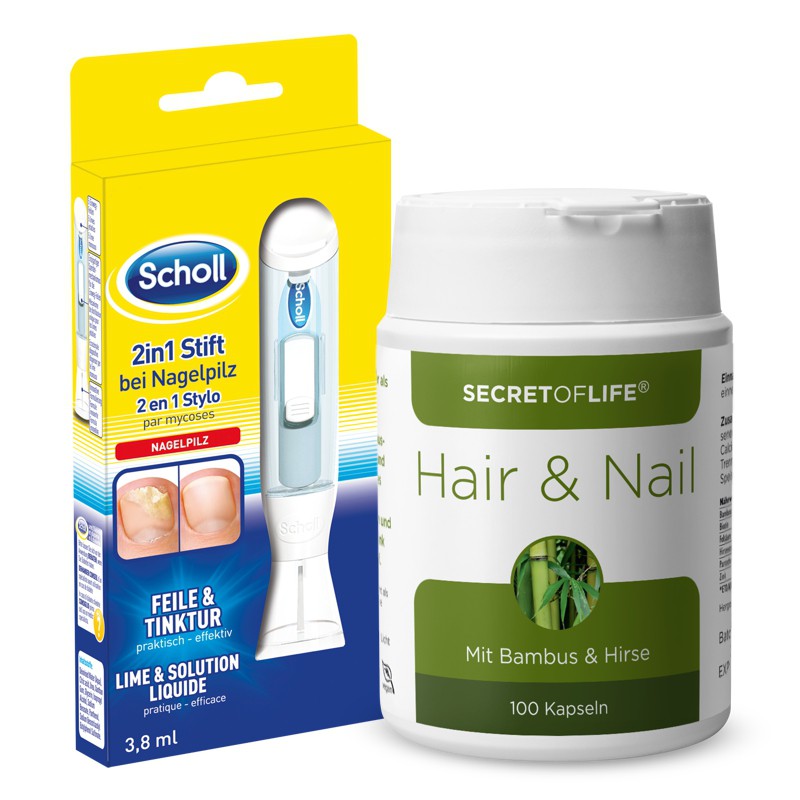 SCHOLL 2in1 Nagelpilz Behandlungs-Set