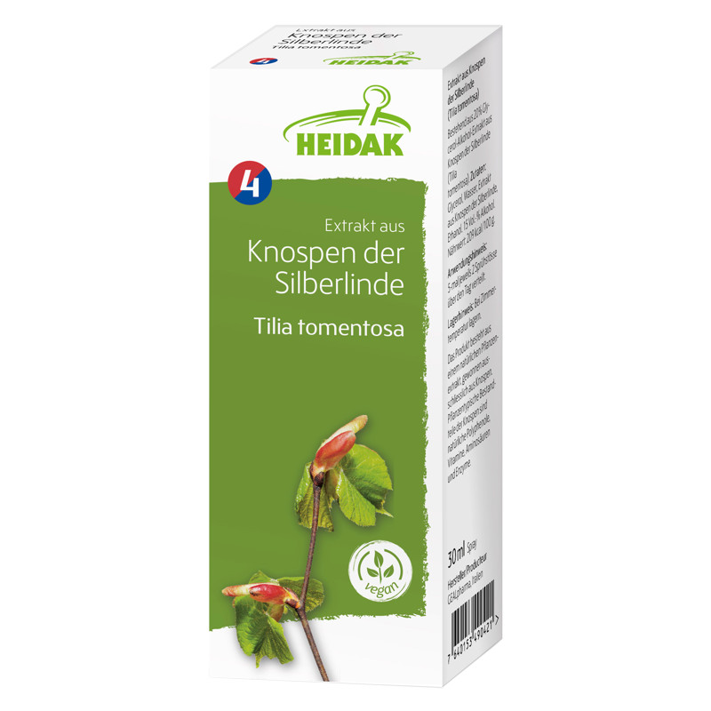 Heidak Knospe Silberlinde Tilia tomentosa Flasche 30 ml