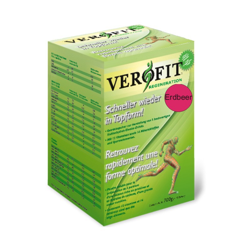 VEROFIT Regeneration Erdbeer 10 Beutel à 70 g