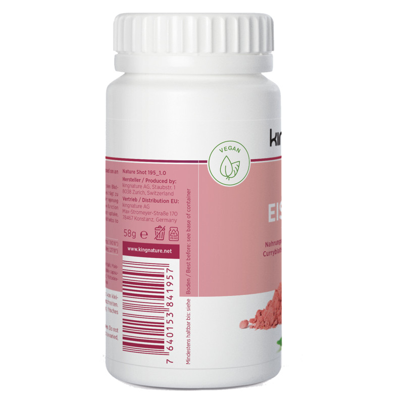 Kingnature Eisen Vida Kaps 21 mg Ds 100 Stk