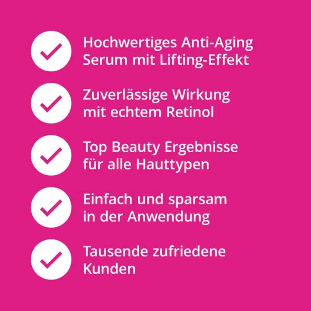 Casida Retinol Serum mit Hyaluron Dispenser 30 ml