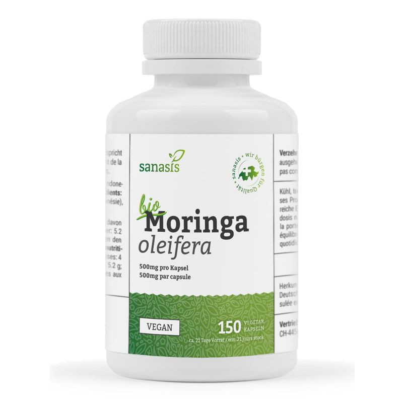 Sanasis Bio Moringa Kapseln 150 Stück