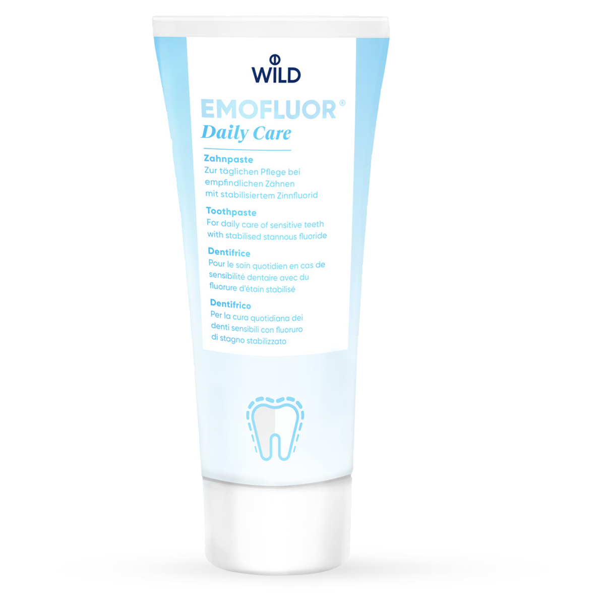 Emofluor Daily care Zahnpaste Tube 75 ml