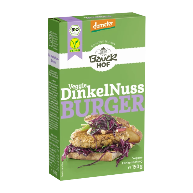 Bauckhof Dinkel-Nuss Burger 150 g