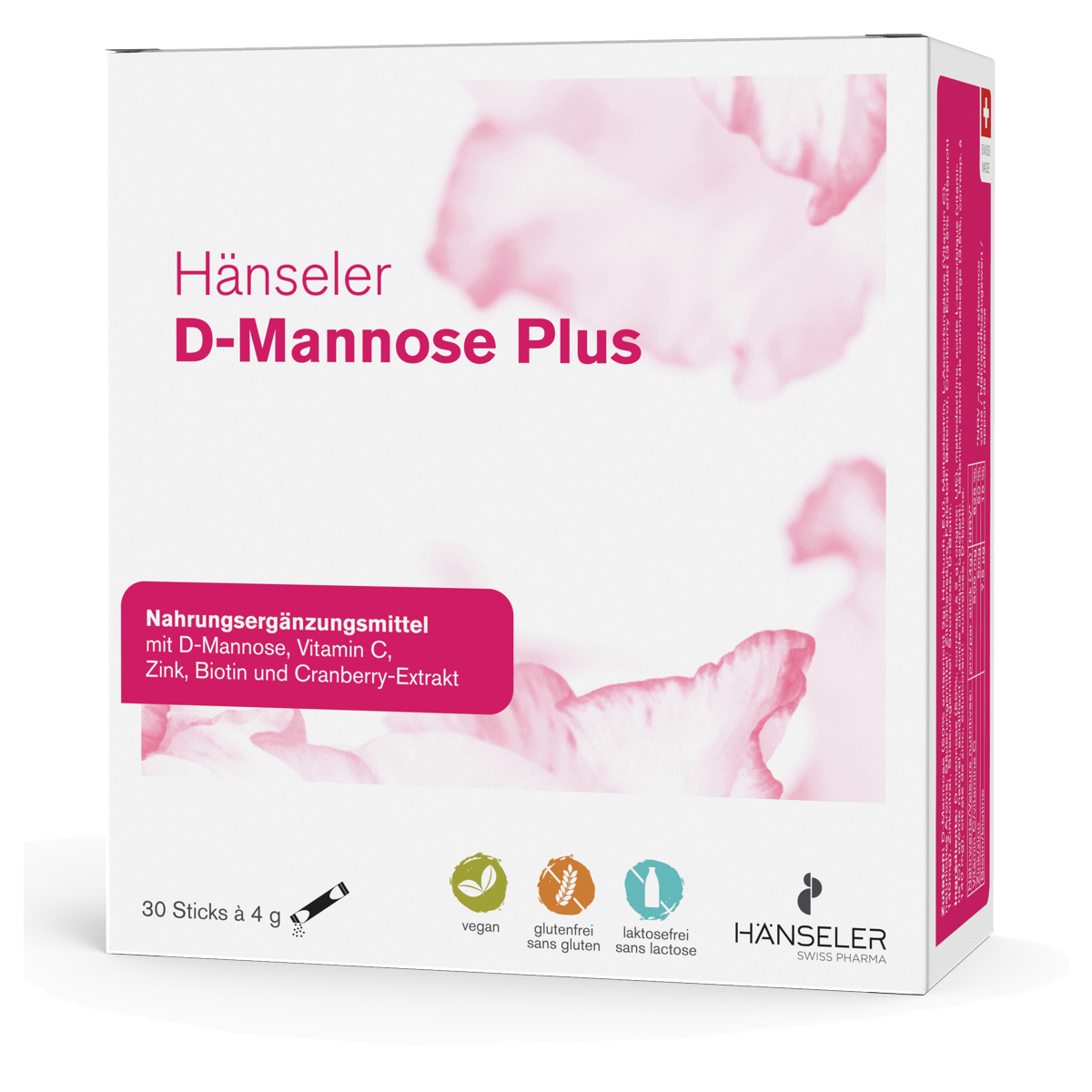 Hänseler D-Mannose Plus 30 Stick 4 g