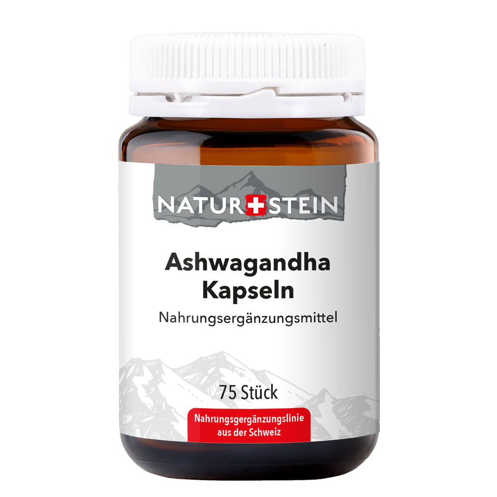 Naturstein Ashwagandha Kapseln 75 Stück