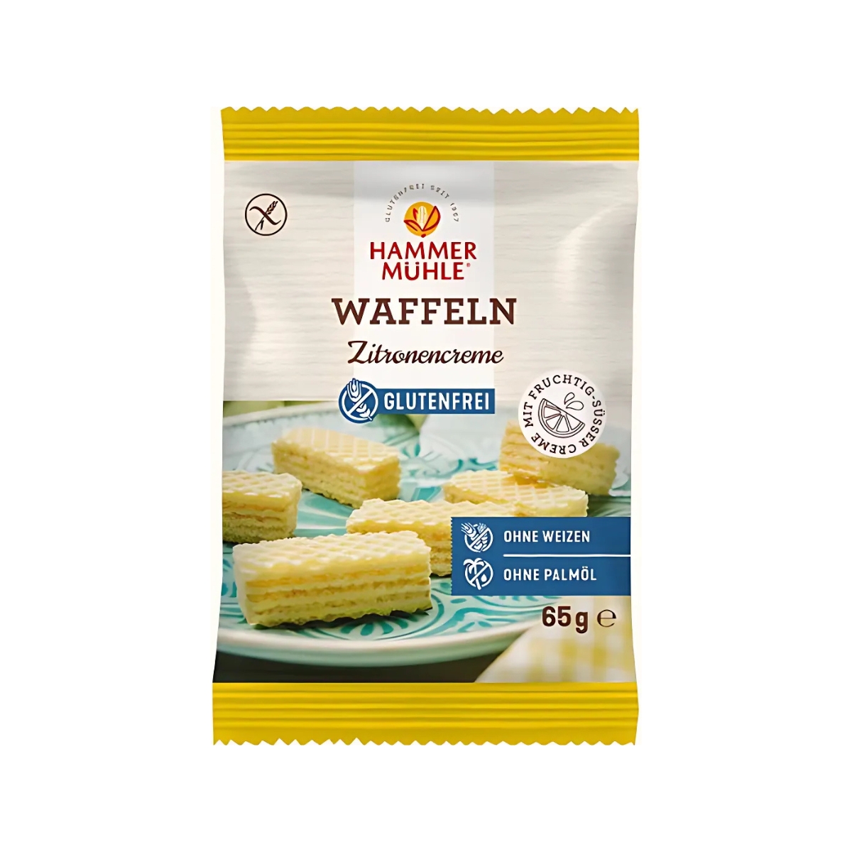 Hammermühle Waffel Zitronencreme glutenfrei 65 g