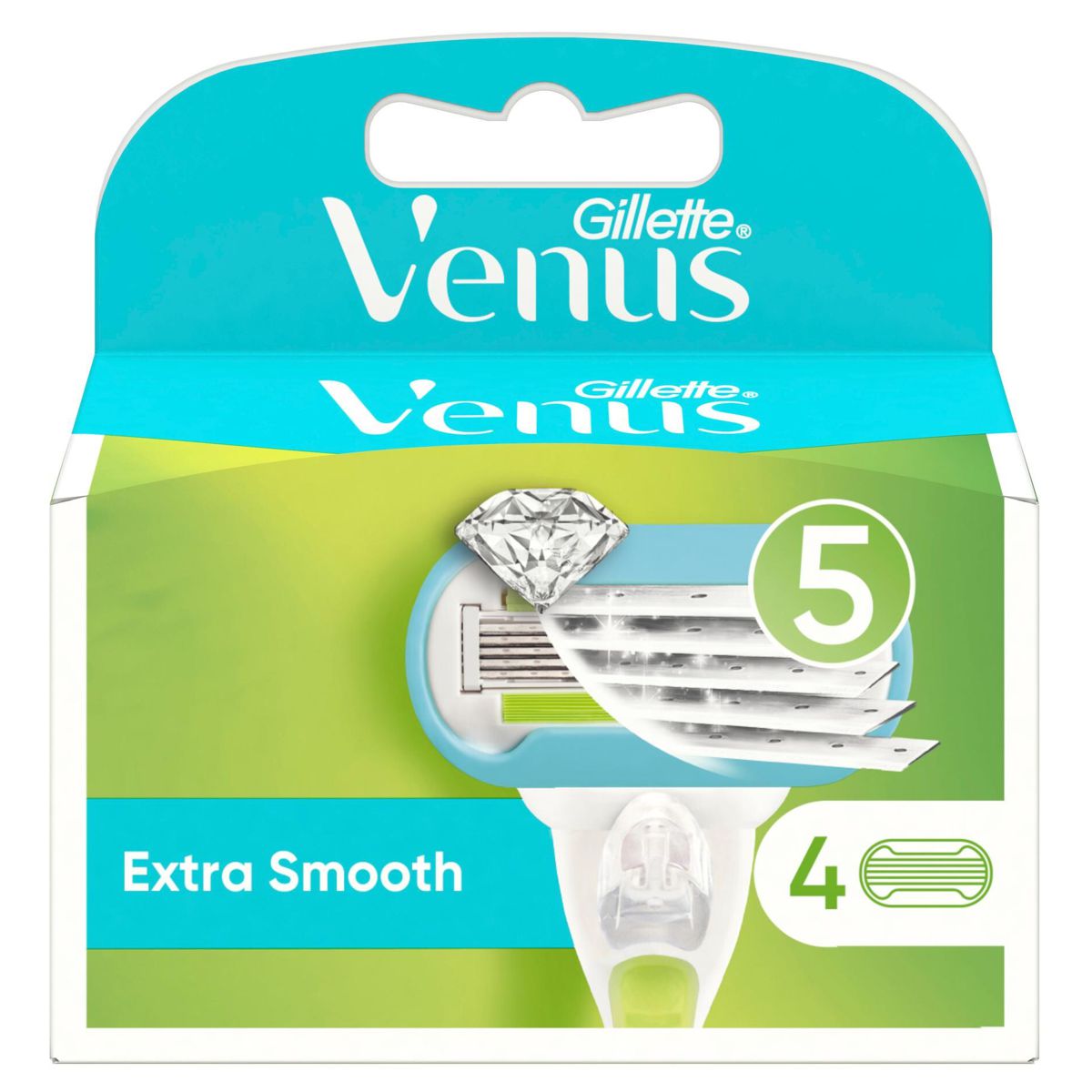 Gillette Venus Extra Smooth Sensitive Klingen 4 Stück