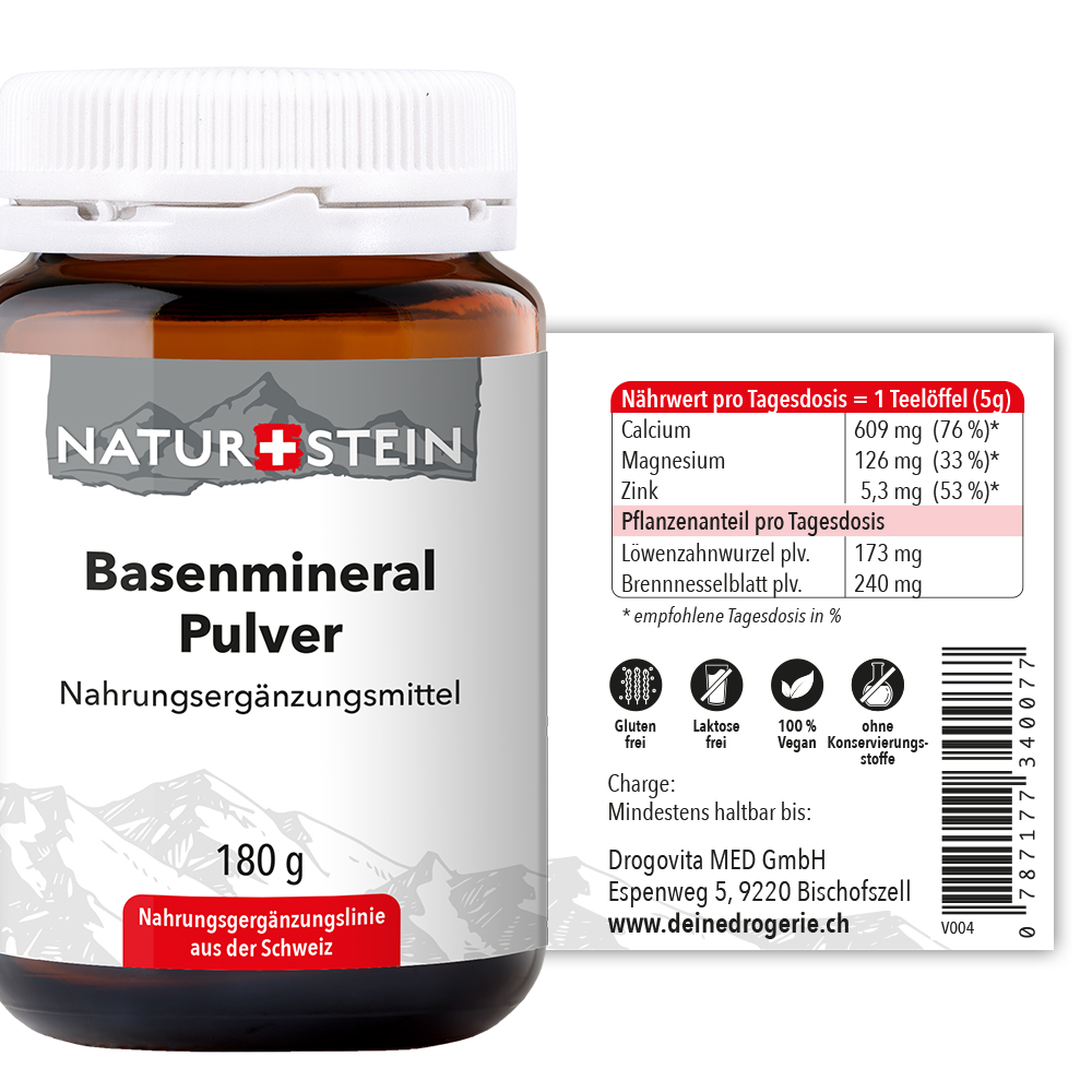 Naturstein Basen Pulver 180 g