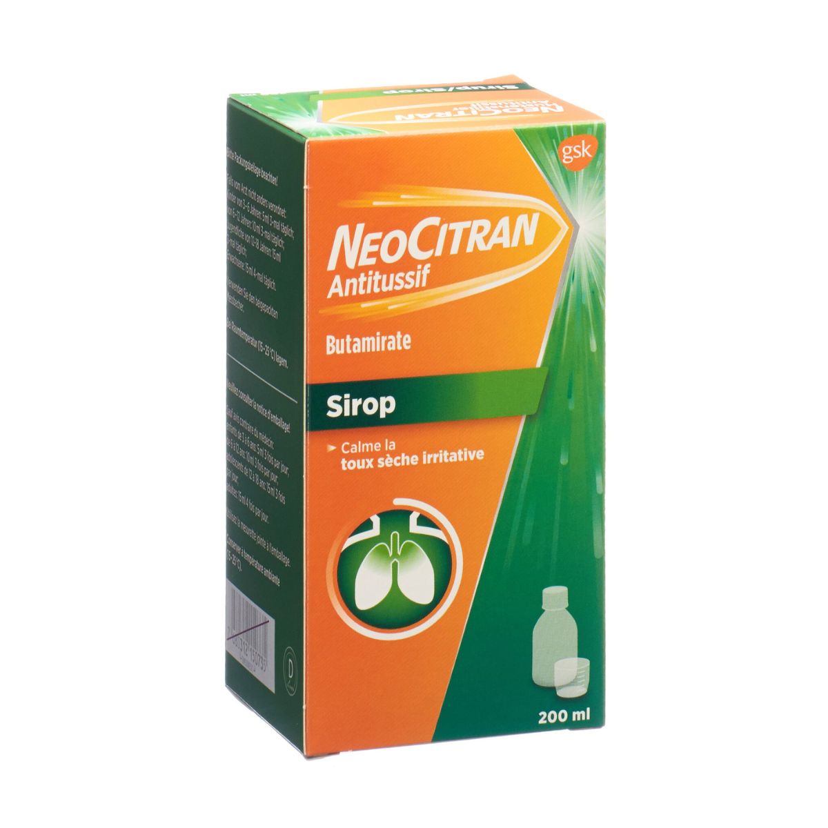 NEOCITRAN Hustenstiller Sirup 15 mg/10ml 200 ml