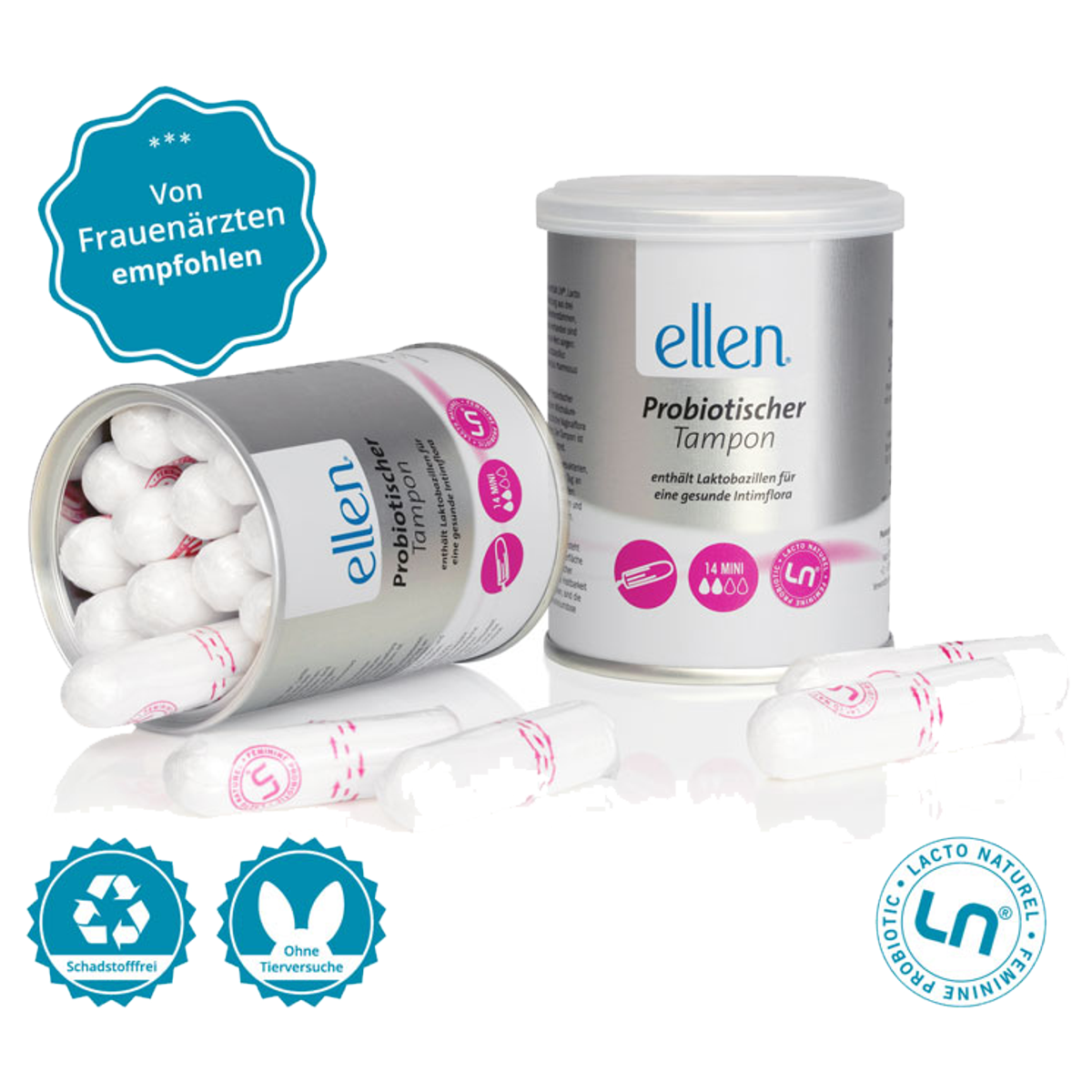 Ellen mini Probiotic Tampon 14 Stück