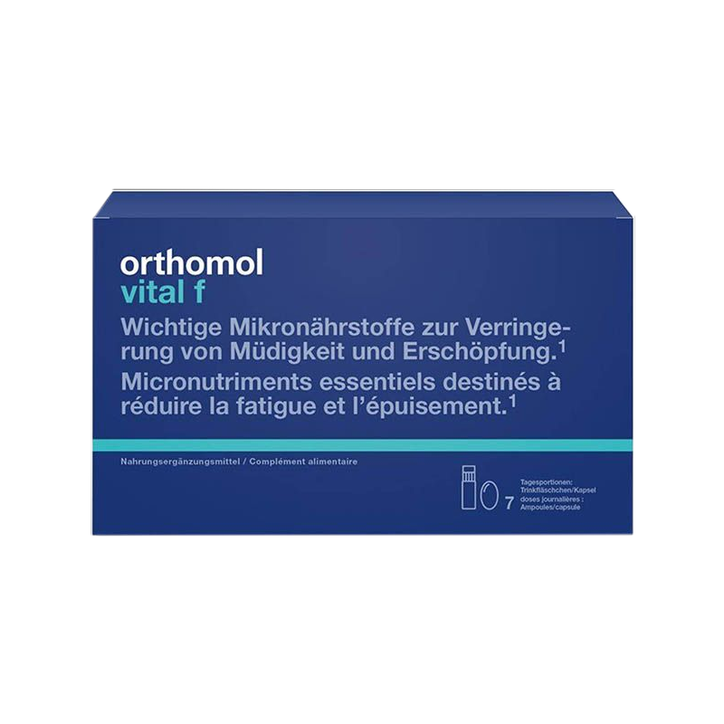 Orthomol Vital f Trinkampullen + Kaspeln