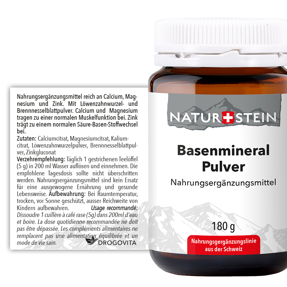 Naturstein Basen Pulver 180 g