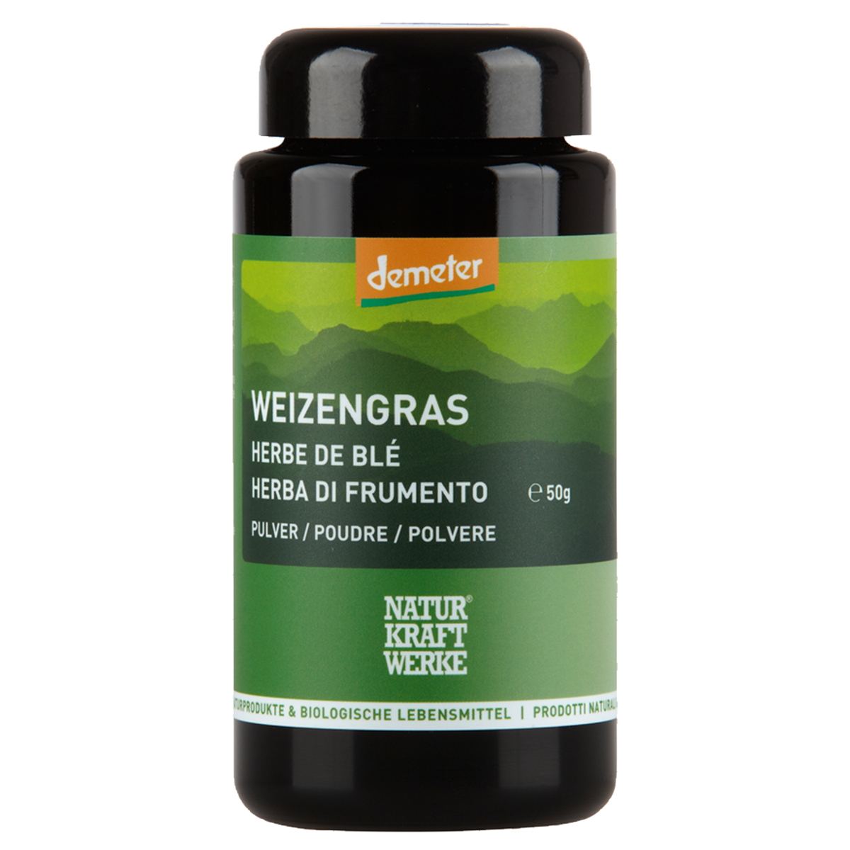 Naturkraftwerke Weizengras Pulver Demeter 50 g