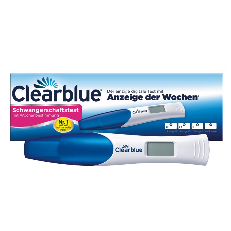 CLEARBLUE Schwangerschaftstest Wochenbestimmung