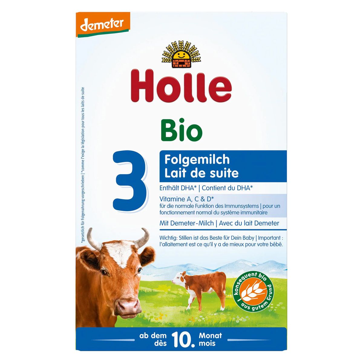 Holle Bio-Folgemilch 3 600 g