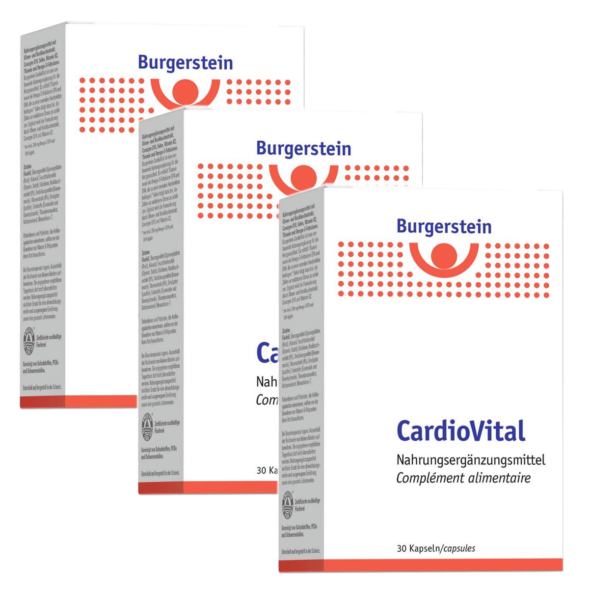 Burgerstein CardioVital Kapseln 3x 30 Stück