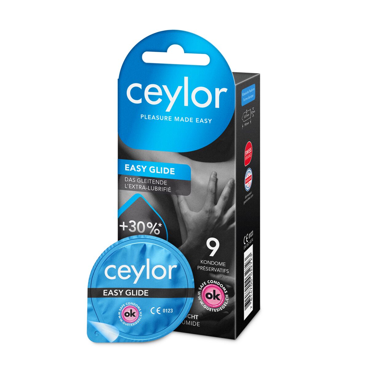 Ceylor Easy Glide Präservativ mit Reservoir 9 Stück