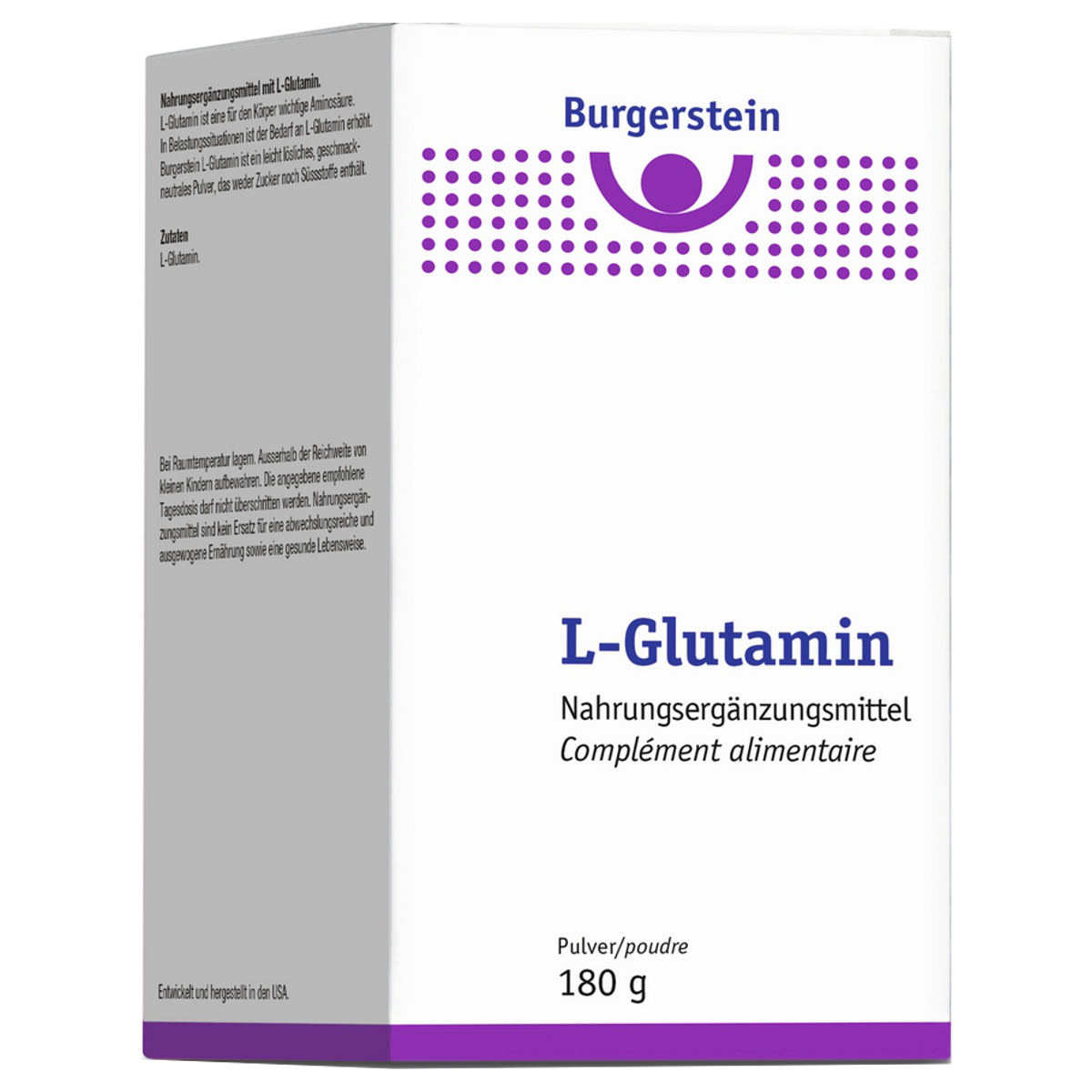 Burgerstein L-Glutamin Pulver Dose 180 g