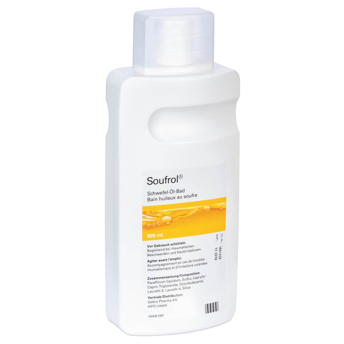 Soufrol Schwefel-Öl-Bad 800 ml