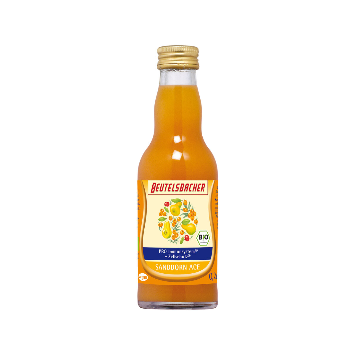 Beutelsbacher Bio Sanddorn ACE Saft 200 ml