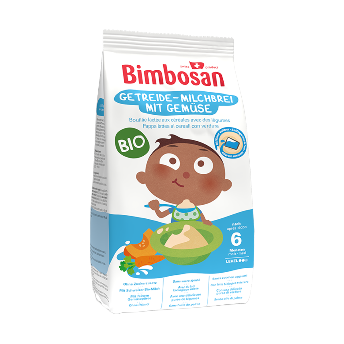 Bimbosan Bio-Getreide-Milchbrei Gemüse 300 g