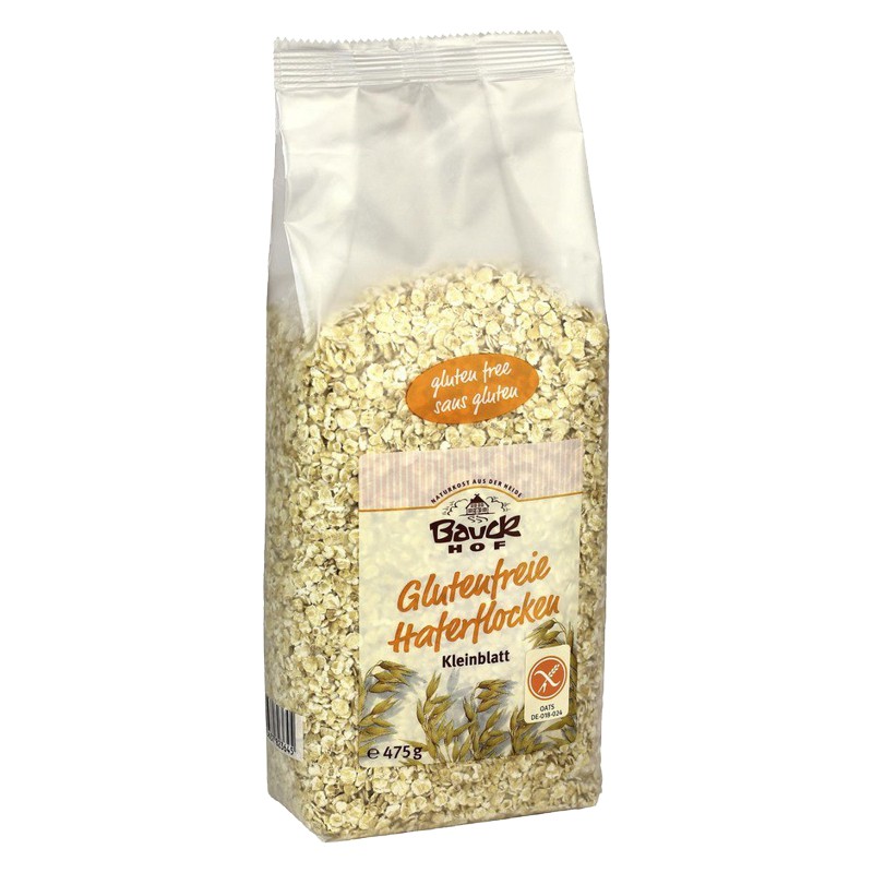 BAUCKHOF Haferflocken Kleinblatt glutenfrei 475 g