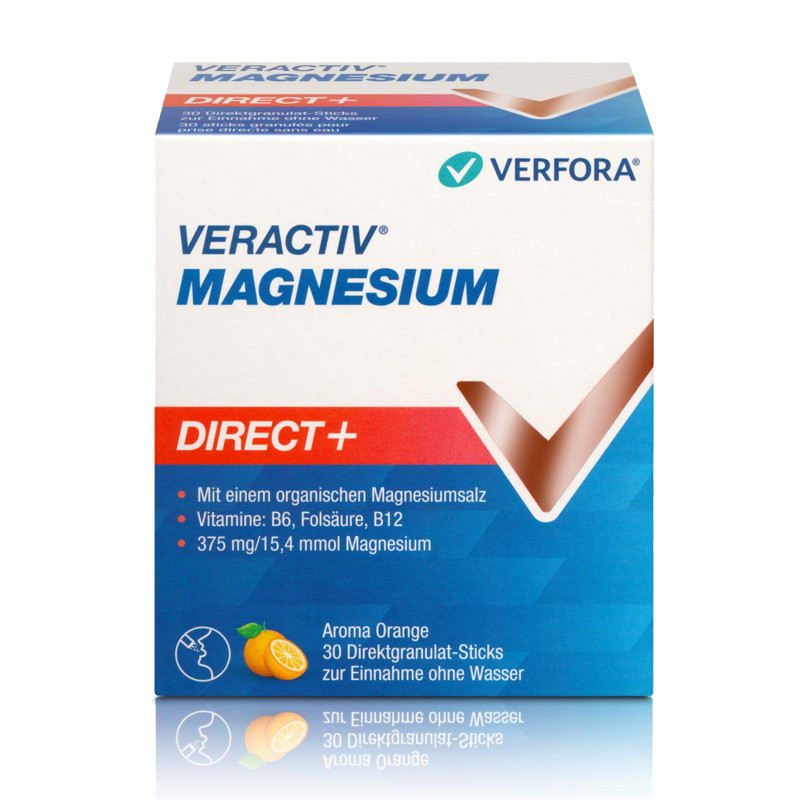 Veractiv Magnesium Direct+ Stick 30 Stück