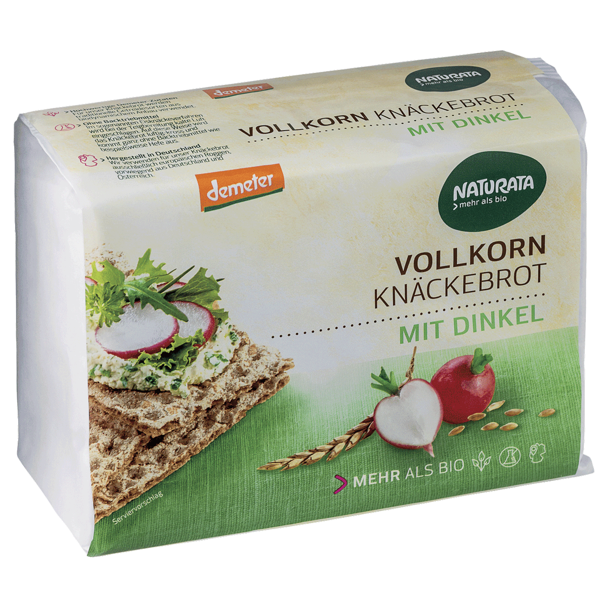 Naturata Knäckebrot Vollkorn mit Dinkel 250 g