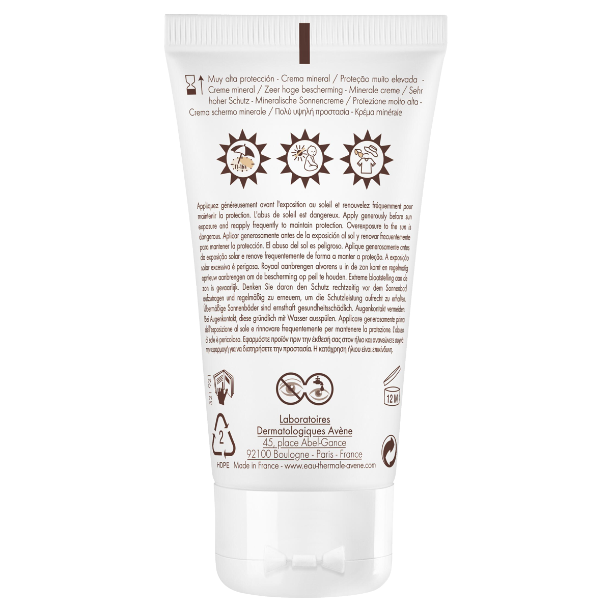 Avène Sun Mineralische Sonnencreme SPF50+ 50 ml