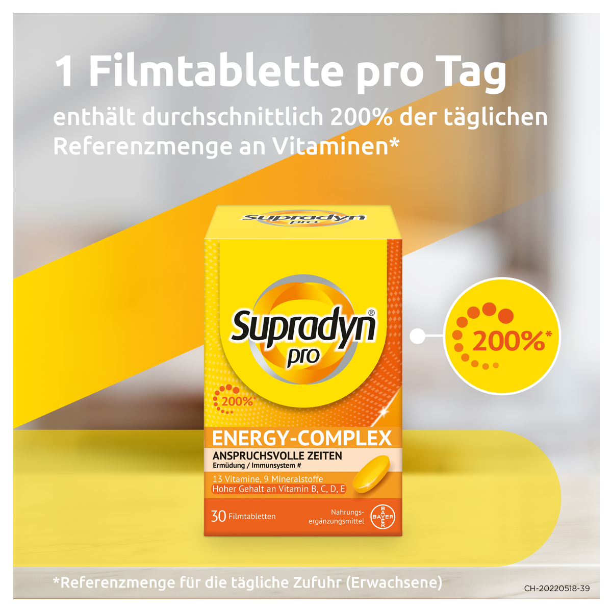 Supradyn pro energy-complex Filmtabletten Dose 30 Stück