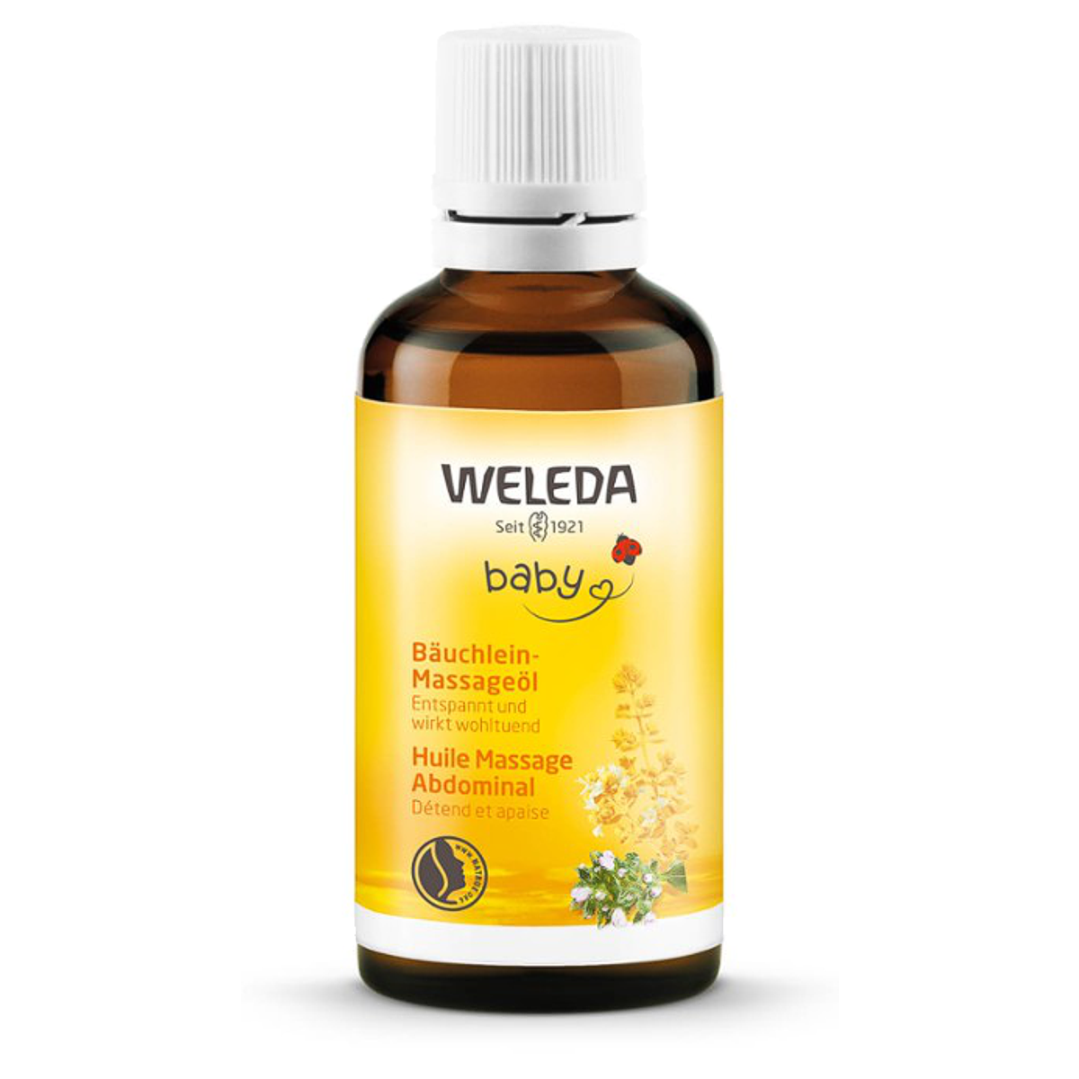 Weleda Bäuchlein-Massageöl Flasche 50 ml