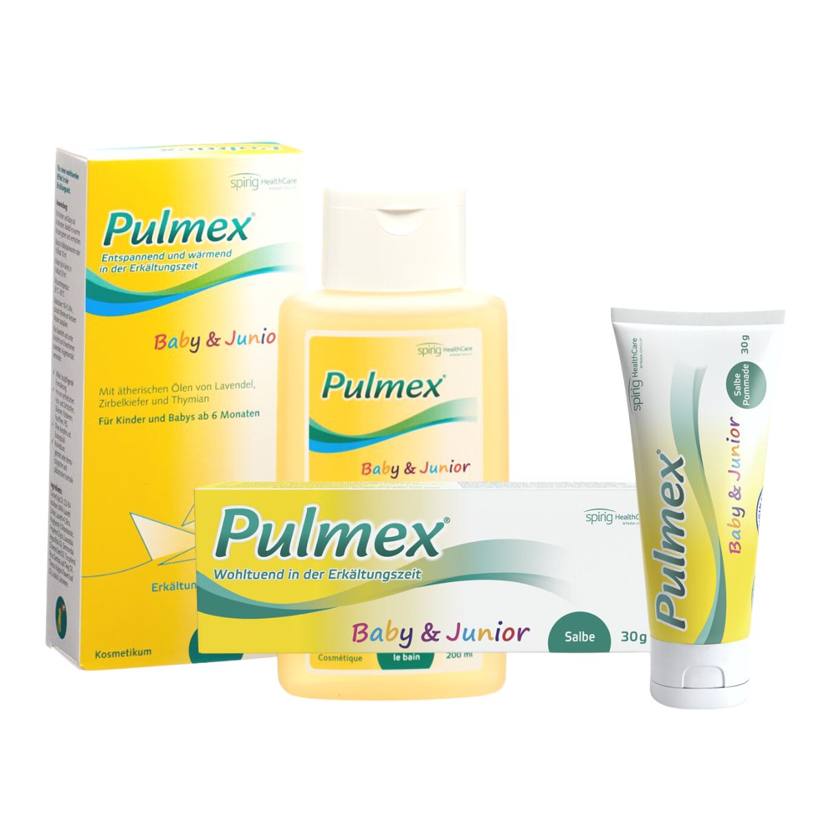 PULMEX Baby & Junior Bad und Salbe Setangebot