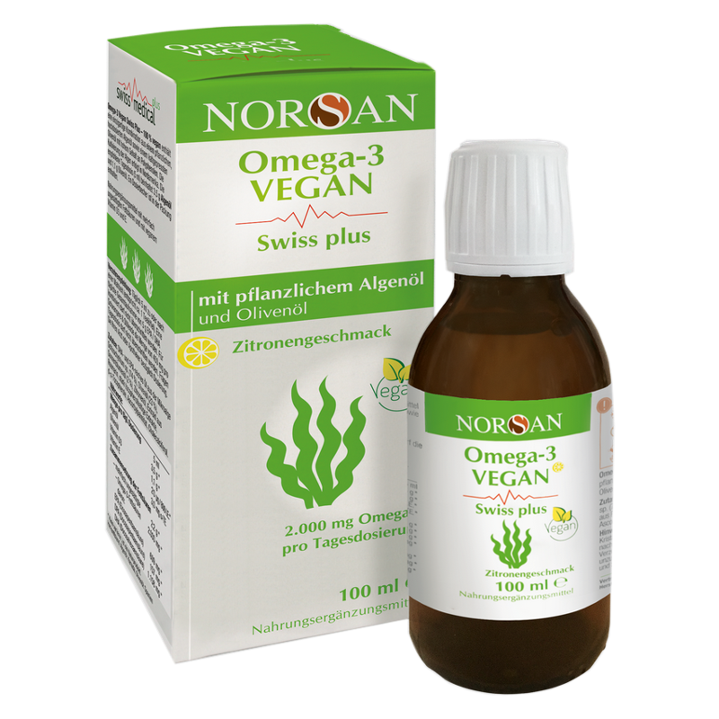 Norsan Omega-3 vegan Algenöl Flasche 100 ml