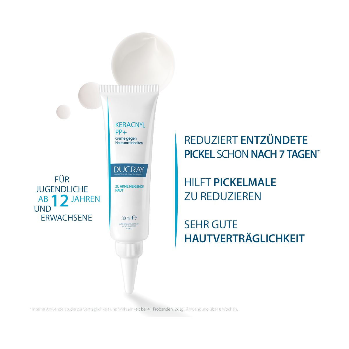 Ducray Keracnyl PP+ Hautunreinheiten Creme 30 ml