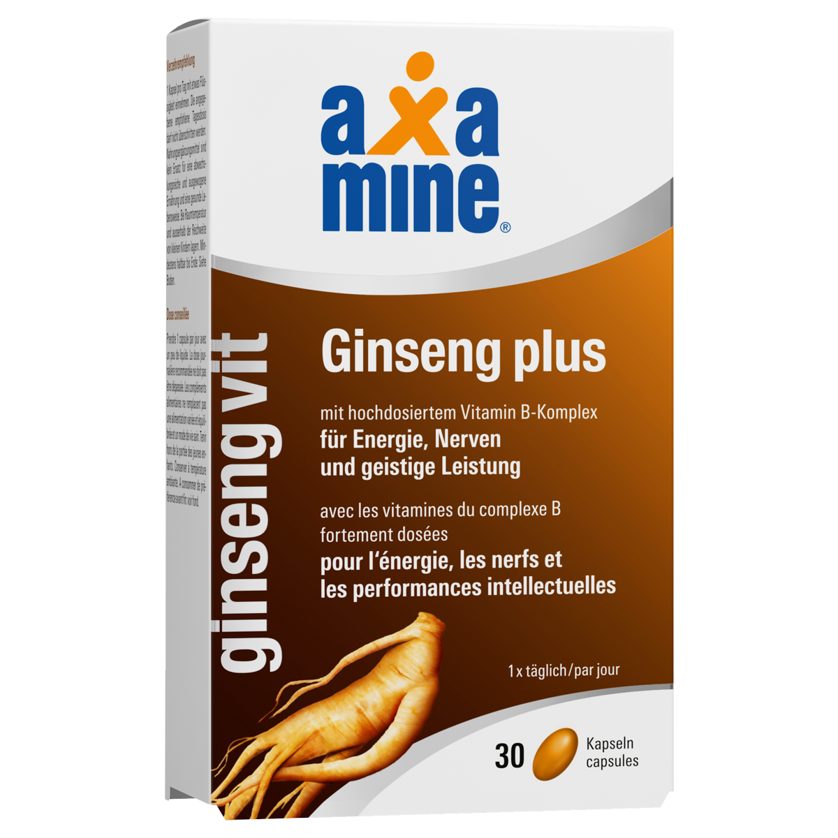 Axamine Ginseng plus 30 Kapseln