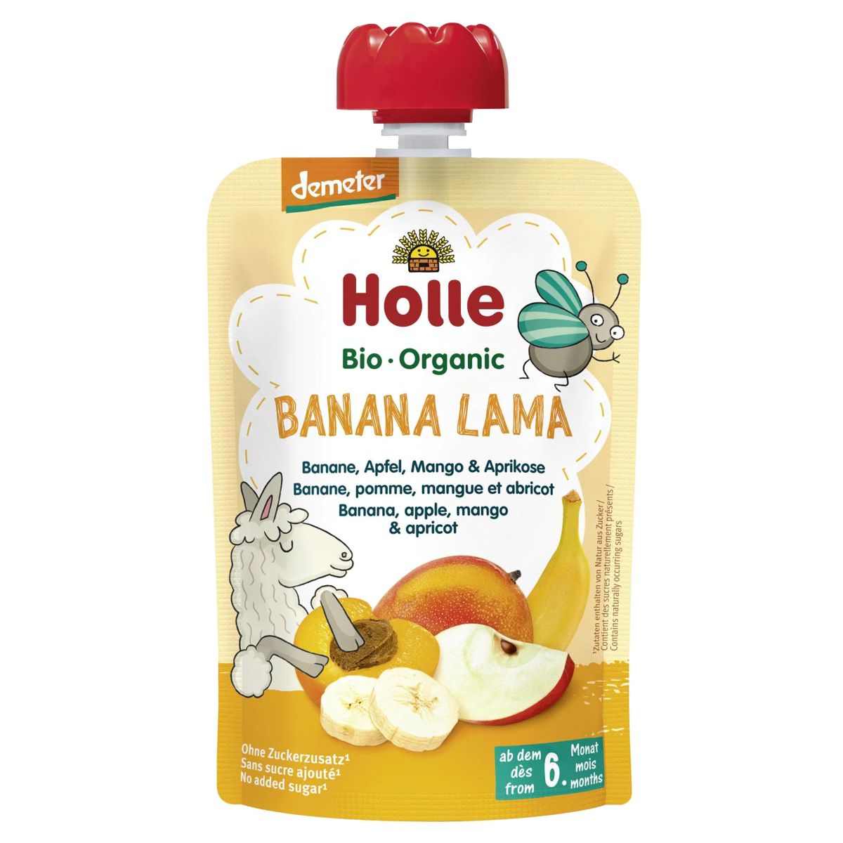 Holle Banane Lama Pouchy 6x 100 g