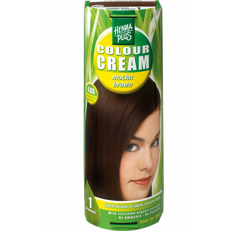 HENNA PLUS Colour Cream 4.03 mocca braun 60 ml