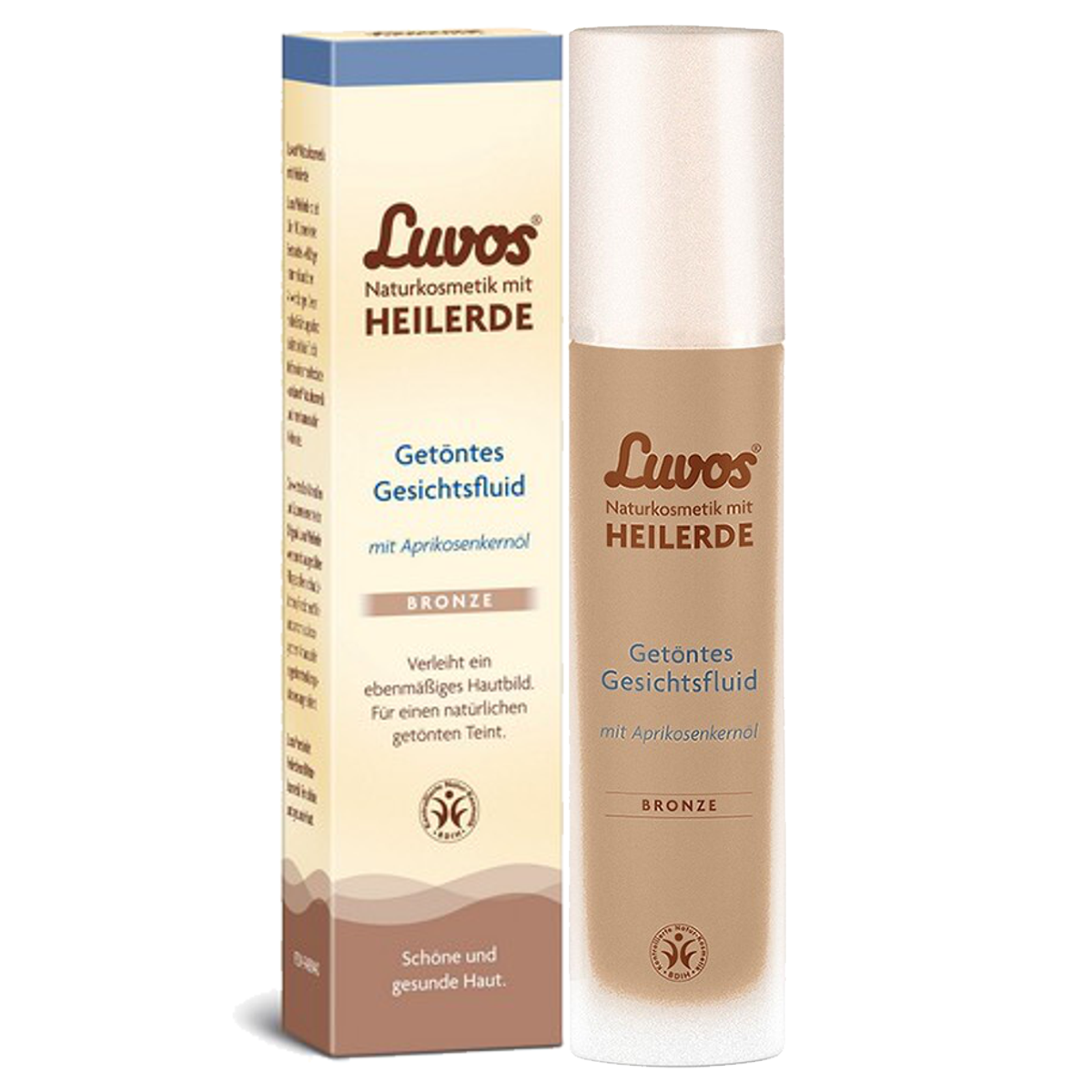 Luvos Getöntes Gesichtsfluid bronze Heilerde 50 ml