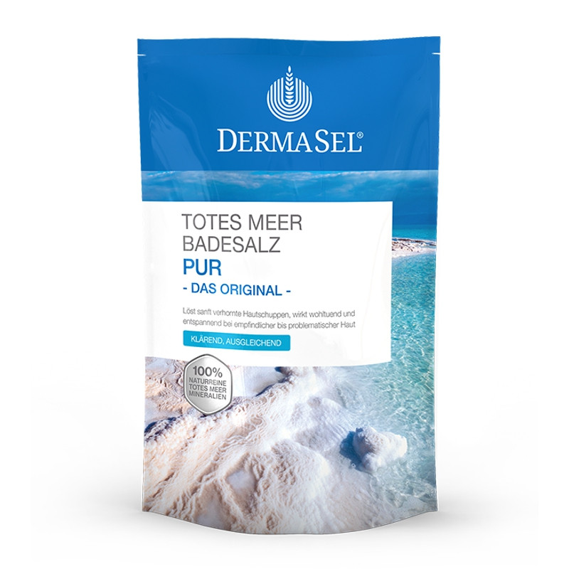 Dermasel Badesalz Pur Beutel 500 g