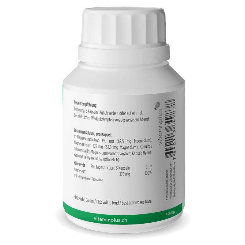 Vitaminplus Magnesium Kapseln 120 Stück