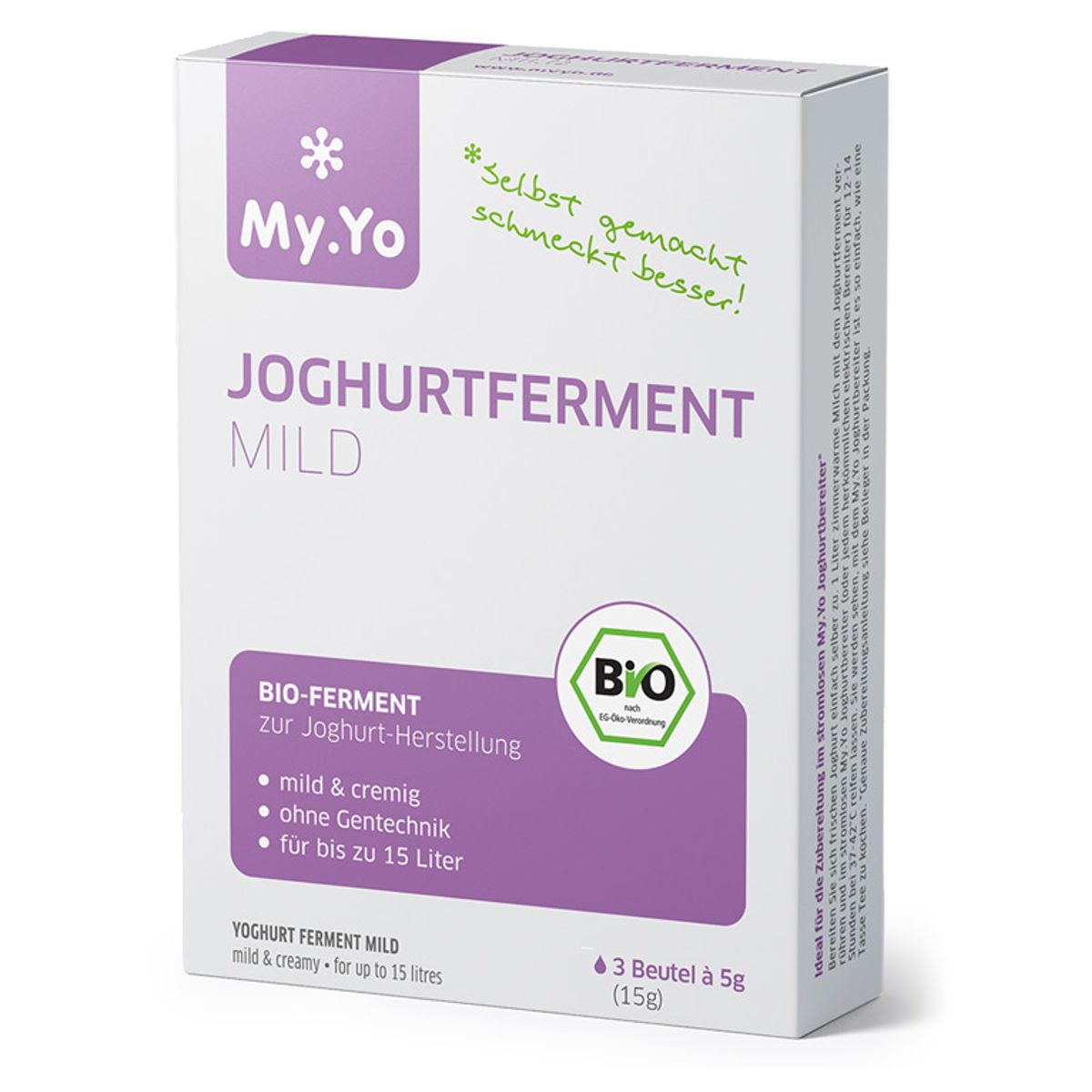 MY.YO Joghurt Ferment Mild 3x 5 g