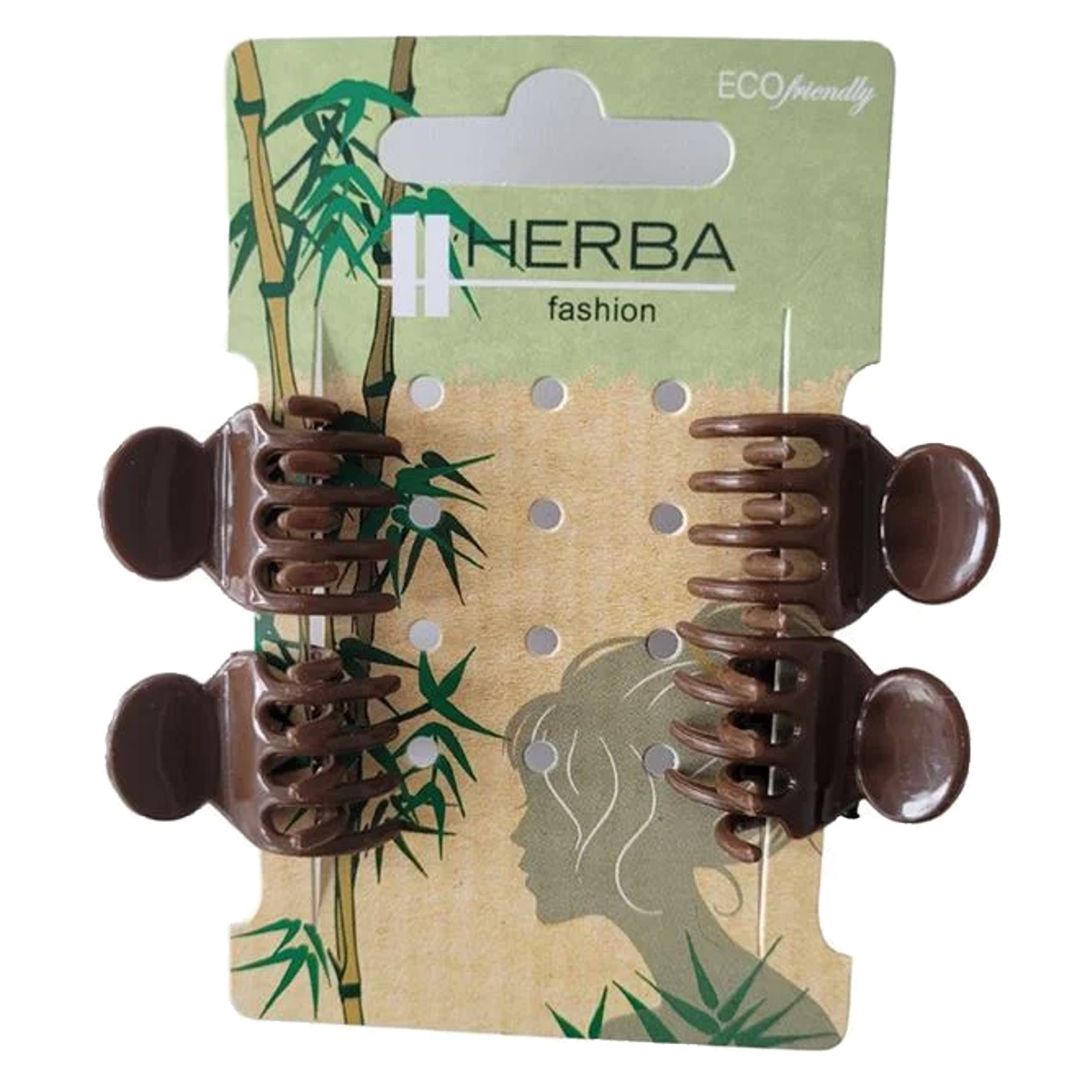 HERBA Ecofriendly Pinzettina 2cm braun 4 Stk