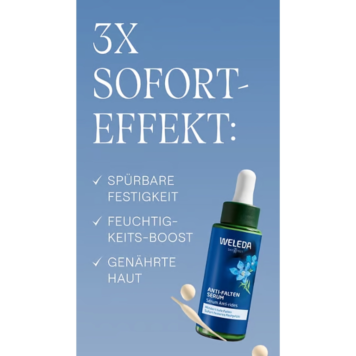 Weleda Anti-Falten Serum blauer Enzian und Edelweiss 30 ml