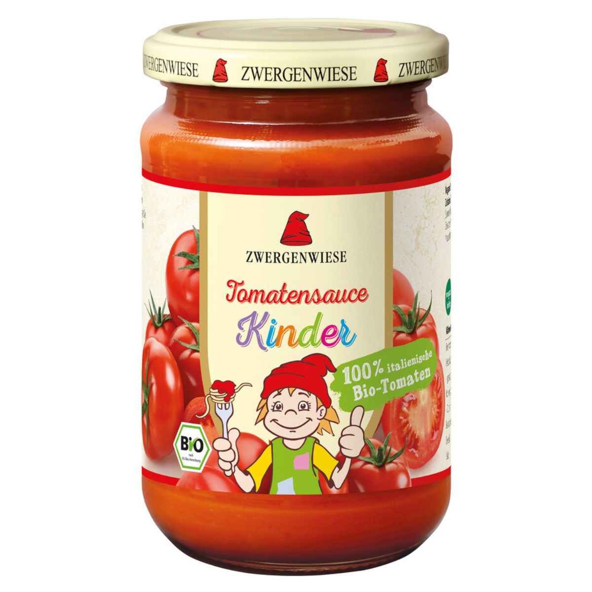 ZWERGENWIESE Tomatensauce Kinder Glas 340 ml