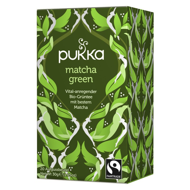 PUKKA Matcha Green Tee Bio Fairtrade 20 Beutel