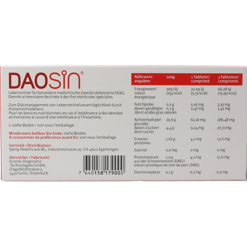 Daosin Tabletten 30 Stück